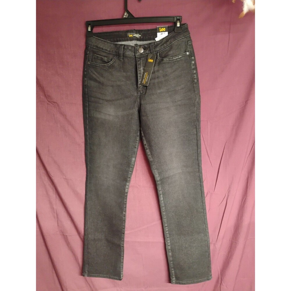 Lee Midrise Womens Straight Leg Jean Regular Fit Size 8 Medium